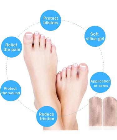 Gel Toe Caps Set - Toe Protectors Sleeves Bandages for Women - Prevent Bunions Hammertoes Callus Corn Blisters - 12 Pieces (0.98 Inch Diameter) - Buy Online on GoSupps.com