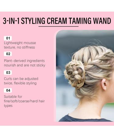 Cr me coiffante anti-frisottis 3 en 1 ingr dients naturels am liore la souplesse des cheveux r duit l' lectricit statique et les frisottis nourrit les cheveux et assure une coiffure longue dur e 1pcs - Buy Online on GoSupps.com