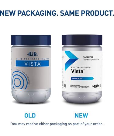 4Life Transfer Factor Vista - Eye Health Support with Lutein, Zeaxanthin, and Black Currant - 60 Capsules - Buy Online on GoSupps.com