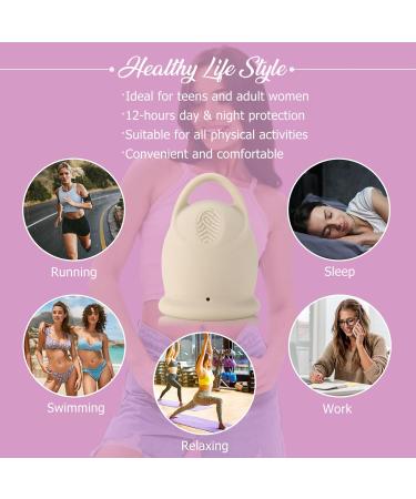Menstruation Cup Set - Includes Sterilizer Storage Bag & Manual | Safe for Sports & Swimming | Eco-Friendly Solutions for Every Flow - Buy Online on GoSupps.com