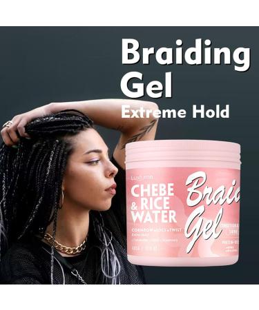 485g Vegan Extreme Hold Hair Styling Gel for Braided Wavy Curly Hair | Non-Greasy Non-Sticky Pomade for Men & Women | Refreshing & International Shipping - Buy Online on GoSupps.com