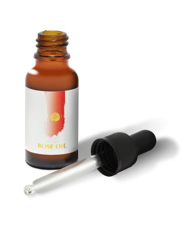 Bulgarian Rose Oil Co Rose facial oil - Made from the finest Damask rose - Naturally soothing moisturizing and protective (20 ml)