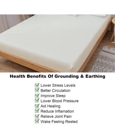 Grounding Mat & Bed Sheet for Better Sleep | Conductive Earthing Mat with EU Cable (68x132cm) - Buy Online on GoSupps.com