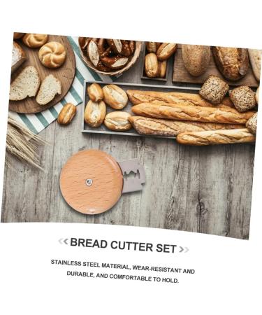 Bestonzon 2 Sets Decorative Bread Tools - Pizzaschneider Brotlame & Folding Razor Plane Cutter - Stainless Steel for Pastry & Household Use - Buy Online on GoSupps.com