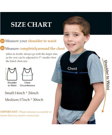 Sensory Compression Vest for Autism and Mood Disorders - Black Medium - Buy Online on GoSupps.com