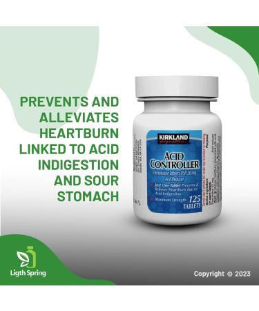 Buy Acid Controller 125 Count - 20 mg Bundle with Exclusive Vitamins & Minerals - A to Z Guide - Shop Internationally - Buy Online on GoSupps.com