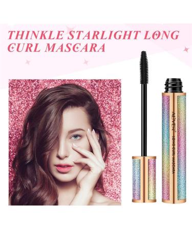 Extension Curling Eyelash Long Makeup Lashes Black Mascara Eye mascara Bright Stars around We Go 2 in 1 (Black One Size) 10 ml (Pack of 1) Black - Buy Online on GoSupps.com