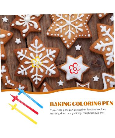 OFFSCH 3pcs Baking Pen Baking Coloring Tool Edible Color Markers Edible Markers for Edible Pens Plastic - Buy Online on GoSupps.com