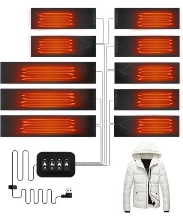 Autoecho USB Heating Pillows for Clothing - 5V Electric Heating with 3 Levels | Perfect for Hiking Skiing Riding & Camping - Buy Online on GoSupps.com