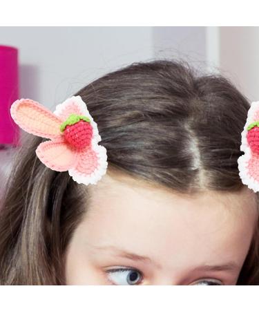 Holibanna Handmade Crochet Hair Accessories Bunny Ear Hair Clip Woolen Knitting Hair Clip Girls Hair Accessory Woolen Knitting Hair Clamp Barrettes Bunny Rabbit Ears Theme Hair Clips - Buy Online on GoSupps.com