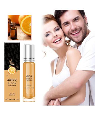 Pheromones Perfumes for Women - Eau de Parfum Personal Roller Ball Perfume Long Lasting Charming Portable Dating Perfume Attractive to the Opposite Sex(0.5 fl.oz/15ml) Orange-Orange