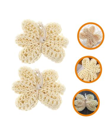 Healeved 2pcs Scrub Cleaning Bath Sponge | Exfoliating Shower Ball & Body Cleaning Tool | Bath Supplies for Ultimate Skin Care - Buy Online on GoSupps.com