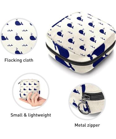 Whale Sanitary Napkin Storage Bag - Portable Period Pouch for Women & Girls (Multi-colored) - Buy Online on GoSupps.com