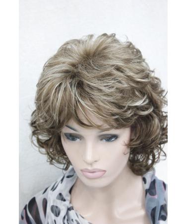 Lydell Kunsthaar Wig - Short Corrugated Style in Brown Black Blonde & Golden Brown #12TT26 | International Shipping Available - Buy Online on GoSupps.com