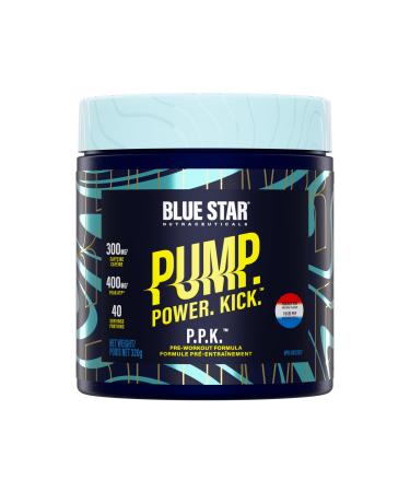 Blue Star Nutraceuticals P.P.K. Pre Workout Supplement - Energy Booster Nitric Oxide NO2 Booster Muscle Pumps & Hydration Support - Works After 1 Serving - 40 Servings (Rocket Pop)