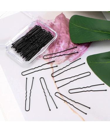 AIEX 50pcs U Shape Hair Pins Set | Secure Hold Clips for Women & Girls | Perfect for Hair Salons | Black Hair Accessories - Buy Online on GoSupps.com