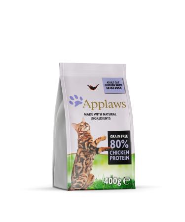 Applaws cat dry food adult adults - chicken with duck grain -free and completely 6 x 400g adults - chicken with duck 400 g (6 Pack)
