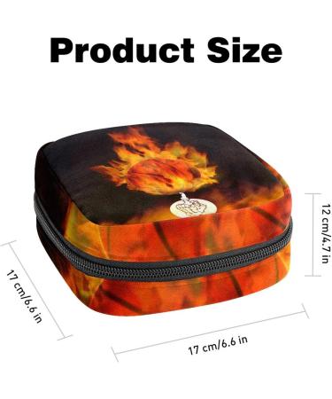 Skull Finger Basketball Sanitary Napkin Storage Bags for Women & Teens - Durable Menstrual Cup Pockets - Buy Online on GoSupps.com