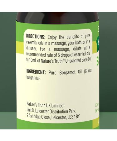 Buy Nature's Truth Bergamot Essential Oil 0.51 oz - Premium Quality Vitamins for Wellbeing | International Shipping Available - Buy Online on GoSupps.com