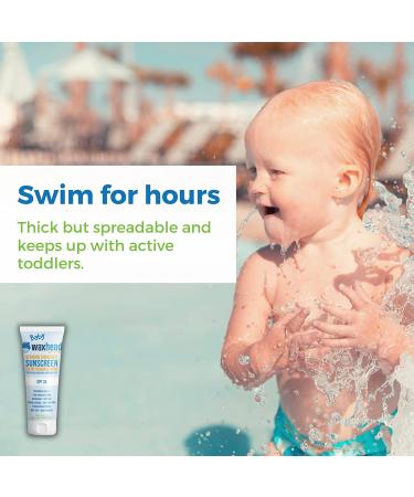Waxhead Baby Sunscreen 0-24 months - Organic Sunscreen for Kids and Adults (4 oz) - Buy Online on GoSupps.com