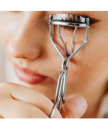 DALAETUS 13 Pcs Stainless Steel Lash Curler Set Eyelash Curler with Silicone Pad Steel Eyelash Brush Eyelash Comb Disposable Brushes Assist Clip Partial Curler for Women - Buy Online on GoSupps.com