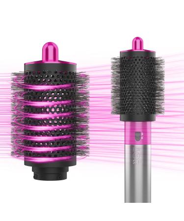 Upgraded Large Round Volumizing Brush for Dyson Airwrap Attachments Brush for Dyson Airwrap Accessories (Fuchias)