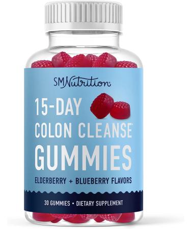 15 Day Colon Cleanse & Detox | Supports Constipation Relief & Bloating | Fast Acting Cleanser for Women and Men with Fiber & Probiotics for Regularity & Gut Health | Gluten-Free, 3rd-Party Tested