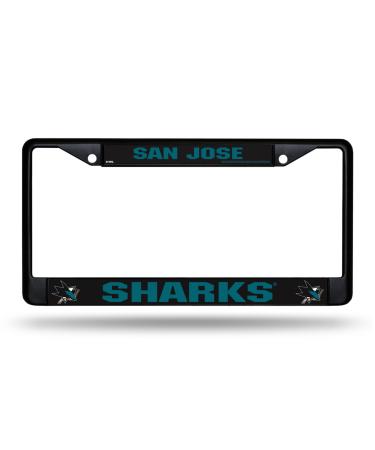 Rico Industries NHL San Jose Sharks Standard Chrome License Plate Frame , 6 x 12.25" - Buy Online on GoSupps.com