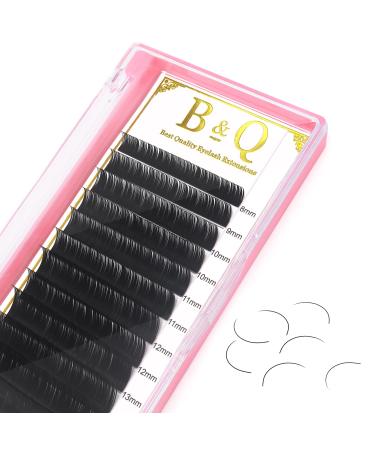 Individual eyelashes 1: 1 eyelash technology eyelash extension starch 0.15/0.20 classic eyelashes c d curl eye lashes matt black mixed lengths 8-15 (8-15 mix d-0.15) D curl-8-15mm D-0.15 - Buy Online on GoSupps.com