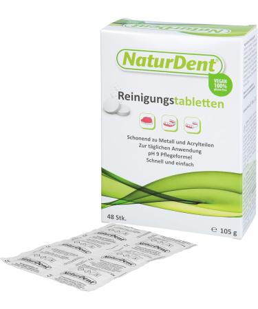 Natural Dent Cleaning Tablets 48 Powerful Tablets for Effective Oral Hygiene | Shop Internationally Now! - Buy Online on GoSupps.com