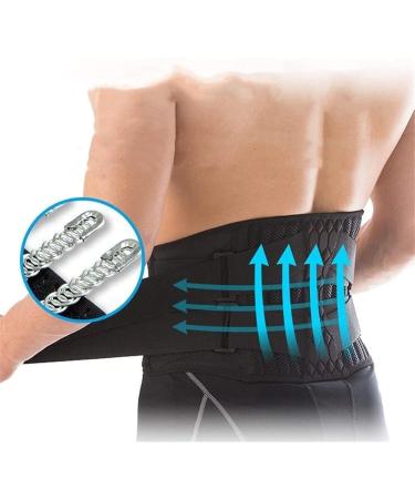 Strong Lumbar Support Belt For Men And Women Lower Back Brace Decompression Girdles Waist Posture Corrector Adjustable For Pain Relief lofty ambition A L/L - Buy Online on GoSupps.com