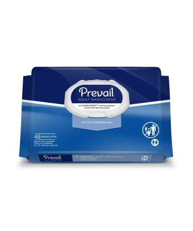 Prevail Adult Washcloths Soft Pack, 48 Count Pack