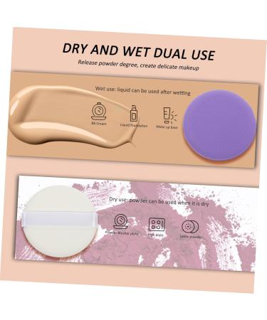 VINTORKY 5 Sets Puff Cushion Foundation Face Tools Makeup Applicators Sponges Ultra Body Puff Puffs Hydrophilic Non-latex Absorb Water Purple Loose Powder Puff Miss - Buy Online on GoSupps.com