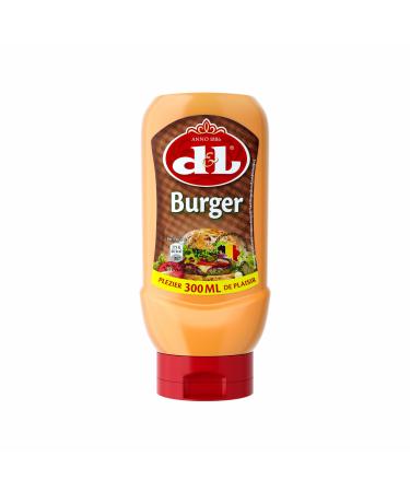 Hymor D&L Burger Sauce 300ml Squeeze Belgian burger sauce creamy and subtly spiced barbecue sauce ideal for burgers fries meat dishes hot dogs and wraps
