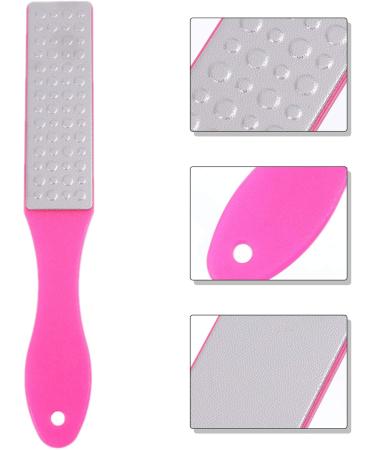 Premium Stainless Steel Foot Care Set - Foot Steppers & Skin Remover Grater Tool for Pedicure & Foot Peeling Care - Durable Plastic Handle - Buy Online on GoSupps.com