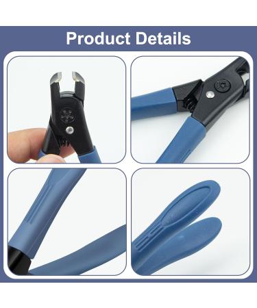 Thick Nail Clippers Set with Metal File - Heavy Duty Toenail Clippers for Men and Women (Blue) - Buy Online on GoSupps.com