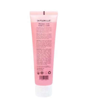 LA FLORELLE Rose Hydrating Facial Cleanser - Gentle Foaming Face Wash with Real Rose Petals - 4.73 FL.OZ - Buy Online on GoSupps.com