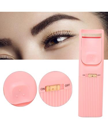 Qukaim Mini Eyelash Curler Heated Eyelash Curler Handheld Electric Intelligent Temperature Control Long-Lasting Styling Mini Pink Curler - Buy Online on GoSupps.com