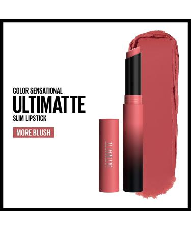 Maybelline Color Sensational Ultimatte Matte Lipstick in More Blush Rose Pink - 0.06 Ounce - Buy Online on GoSupps.com