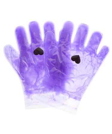 POPETPOP 1 Pair Hand Wax Set Foot Wax Set Heated Gloves Gel Spa Gloves Clear Gloves Pebble Slippers DIY Wax Cover Moisturizing Gloves Paraffin Wax Skin Cover Set of Feet Heater 25x5.4x0.8cm