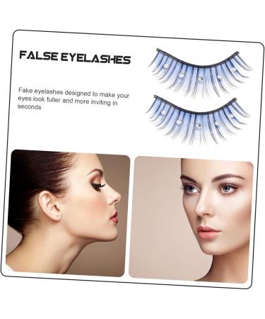 FRCOLOR Diamond Lashes 10 Pairs Lashes Natural False Reusable Soft Light Fake Lash Artificial Fiber Eyelash Diamond False Eyelashes - Buy Online on GoSupps.com