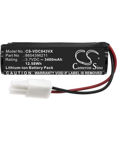 Replacement Battery for Vileda Quick & Clean VI409842 - 3400mAh/3.7V Compatible | Fast International Shipping - Buy Online on GoSupps.com