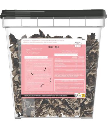 Champiland - Dried Black Mushroom - Selected Mushrooms - Hand Sorted in South West France - Exceptional Flavor - Rich in Pro - Buy Online on GoSupps.com