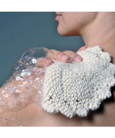 Toockies Hand Knit Exfoliating Wash Cloth - 100% Certified Organic Cotton - Buy Online on GoSupps.com
