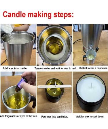Jiangss 12L Candle Wax Melting Tent - Professional Electric Paraffin Wax Heater for Candle Production Stainless Steel Soy Wax Melt Tank - Buy Online on GoSupps.com