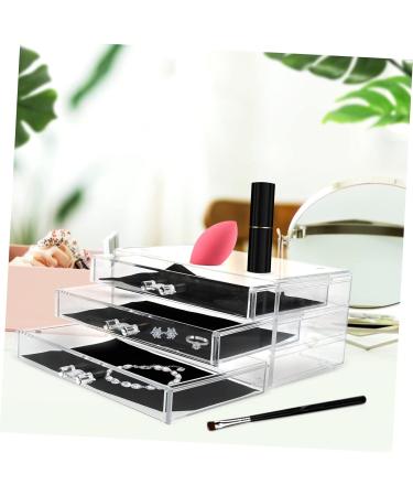 SKISUNO Storage Rack Acrylic Cosmetics Case Makeup Drawer Cosmetics Organizer Household Lipstick Box - Buy Online on GoSupps.com