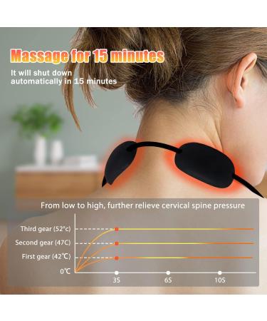 Buy EMS Neck Massage Device - Intelligent Electric Neck Massager with Heat for Pain Relief | Acupoint Lymphatic Therapy | Ideal for Home Office & Travel - Buy Online on GoSupps.com