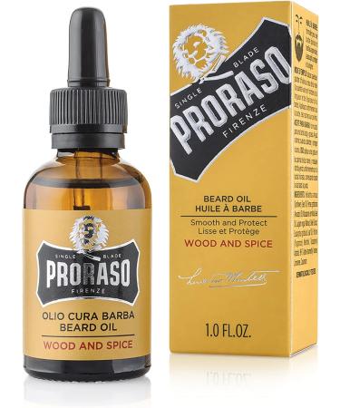 Proraso Wood E Spice Baume Barbe 100 ml & Huile Barbe Soin Visage Homme Parfum Bois & pice Huile pour Barbe Adoucissante & Protectrice Enrichie en Huiles de Macadamia & Avocat 30 ml - Buy Online on GoSupps.com