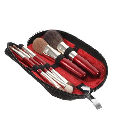 NOLITOY 5 Sets Makeup Brush with Bag - Premium Eyeshadow Blush & Cosmetic Applicators for Flawless Beauty | International Shipping Available - Buy Online on GoSupps.com