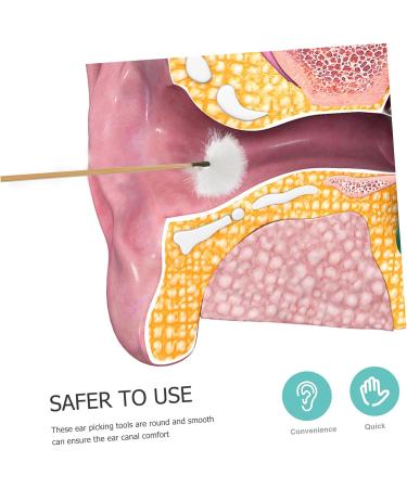 OHPHCALL 3pcs Ear Cleaning Kit Earwax Tools Soft and Lightweight Easy to Carry for Oily and Dry Earwax - Buy Online on GoSupps.com